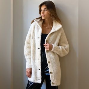 Aritzia Oversized Alpaca Cardigan